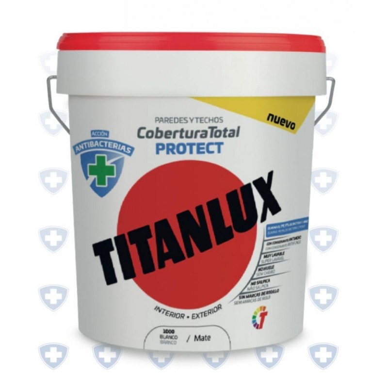 TITANLUX C. TOTAL PROTECT ANTIBACTERIAS BLANCO 4LT